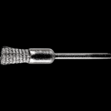 Pferd Inc. 79183263 - PFERD Miniature End Brush 5/16" Dia. .005 Stainless Steel 1/8" Stem