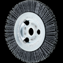 Pferd Inc. 79183682 - PFERD M-BRAD® High Density Wheel Brush 4" Dia .035/180 Grit SiC 5/8-1/2" Arbor