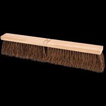 Pferd Inc. 79189304 - PFERD Contractor Broom Head - Coarse Sweep 24" Brown Palmyra Fill 4" Trim