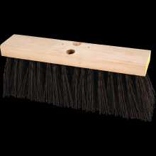 Pferd Inc. 79189348 - PFERD Heavy Duty Street Broom Head 16" Brown Plastic Fill 5-1/4" Trim