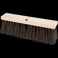 Pferd Inc. 79189349 - PFERD Heavy Duty Street Broom Head 18" Brown Plastic Fill 5-1/4" Trim