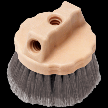 Pferd Inc. 79189449 - PFERD Circular Window Brush 4-1/2" Flagged Synthetic Fill 1/2" Trim