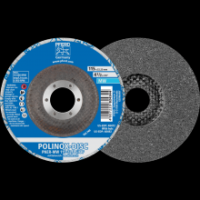 Pferd Inc. 44690722 - PFERD POLINOX® Unitized Disc, 4-1/2" x 1/2 x 7/8, T27, Fine, Soft, 3SF,Silicon carbide