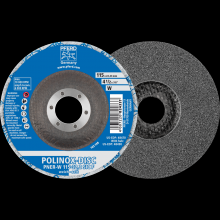 Pferd Inc. 44690732 - PFERD POLINOX® Unitized Disc, 4-1/2" x 1/2 x 7/8, T27, Fine, Soft, 2SF,Silicon carbide