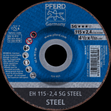 Pferd Inc. 61340122 - PFERD Cut-Off Wheel, 4-1/2" x 3/32 x 7/8, SG STEEL, T27, Aluminum oxide