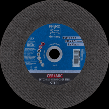 Pferd Inc. 61323025 - PFERD Cut-Off Wheel, 9" x 3/32 x 7/8, CERAMIC SGP STEEL, T1, Ceramic oxide