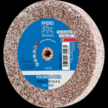 Pferd Inc. 44691041 - PFERD POLINOX® Unitized Wheel, 3" x 1/2 x 1/4, Coarse, Hard, 8AC, Aluminum oxide