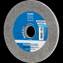 Pferd Inc. 44691453 - PFERD POLINOX® Unitized Wheel, 5" x 1/4 x 7/8, Fine, Soft, 3AF, Aluminum oxide