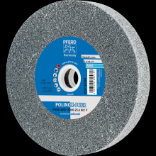 Pferd Inc. 44691467 - PFERD POLINOX® Unitized Wheel, 6" x 1 x 1, Fine, Soft, 3SF, Silicon carbide