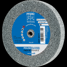 Pferd Inc. 44691641 - PFERD POLINOX® Unitized Wheel, 3" x 1/2 x 1/4, Coarse, Soft, 8AM, Aluminum oxide