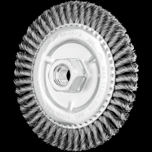 Pferd Inc. 79182483 - PFERD Stringer Bead Wheel Brush 4-7/8" Dia .020 Carbon Steel 5/8-11" Thread