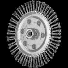 Pferd Inc. 79182700 - PFERD COMBITWIST® Stringer Bead Wheel Brush 6-7/8" Dia .020 CS5/8-11" Thread