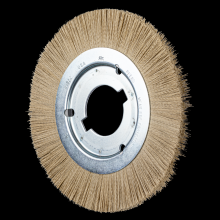 Pferd Inc. 79184322 - PFERD M-BRAD® Wheel Brush 8" Dia Narrow Face 600 Grit Diamond 2" Keyed Arbor