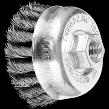 Pferd Inc. 79182750 - PFERD COMBITWIST® Knot Wire Cup Brush 2-3/4" Dia. .014 Carbon Steel 5/8-11" Thread