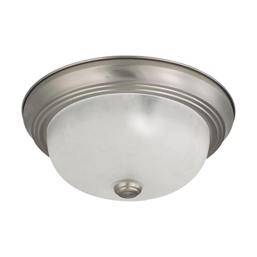 2 LIGHT 11&#34; FLUSH MOUNT