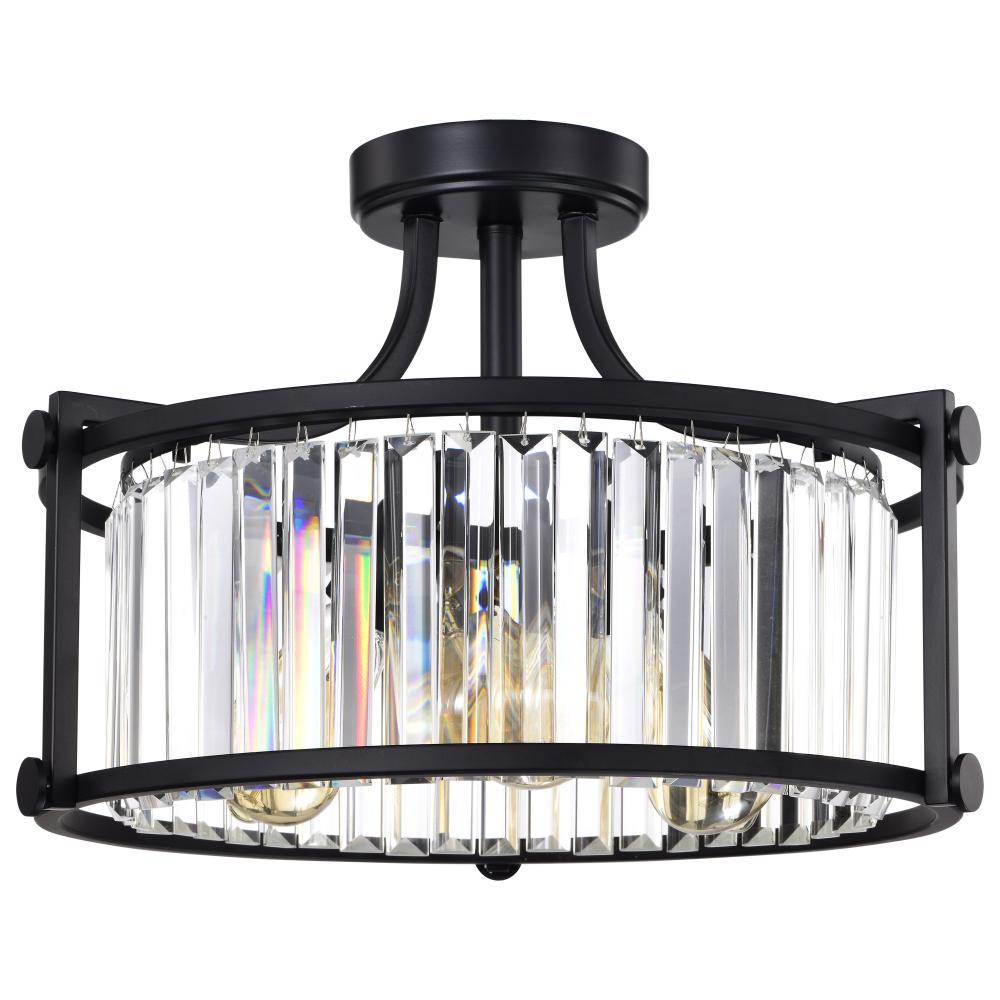 KRYS 3 LIGHT SEMI FLUSH