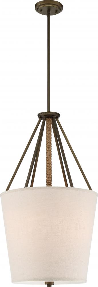 SENECA 3 LIGHT 17&#34; PENDANT