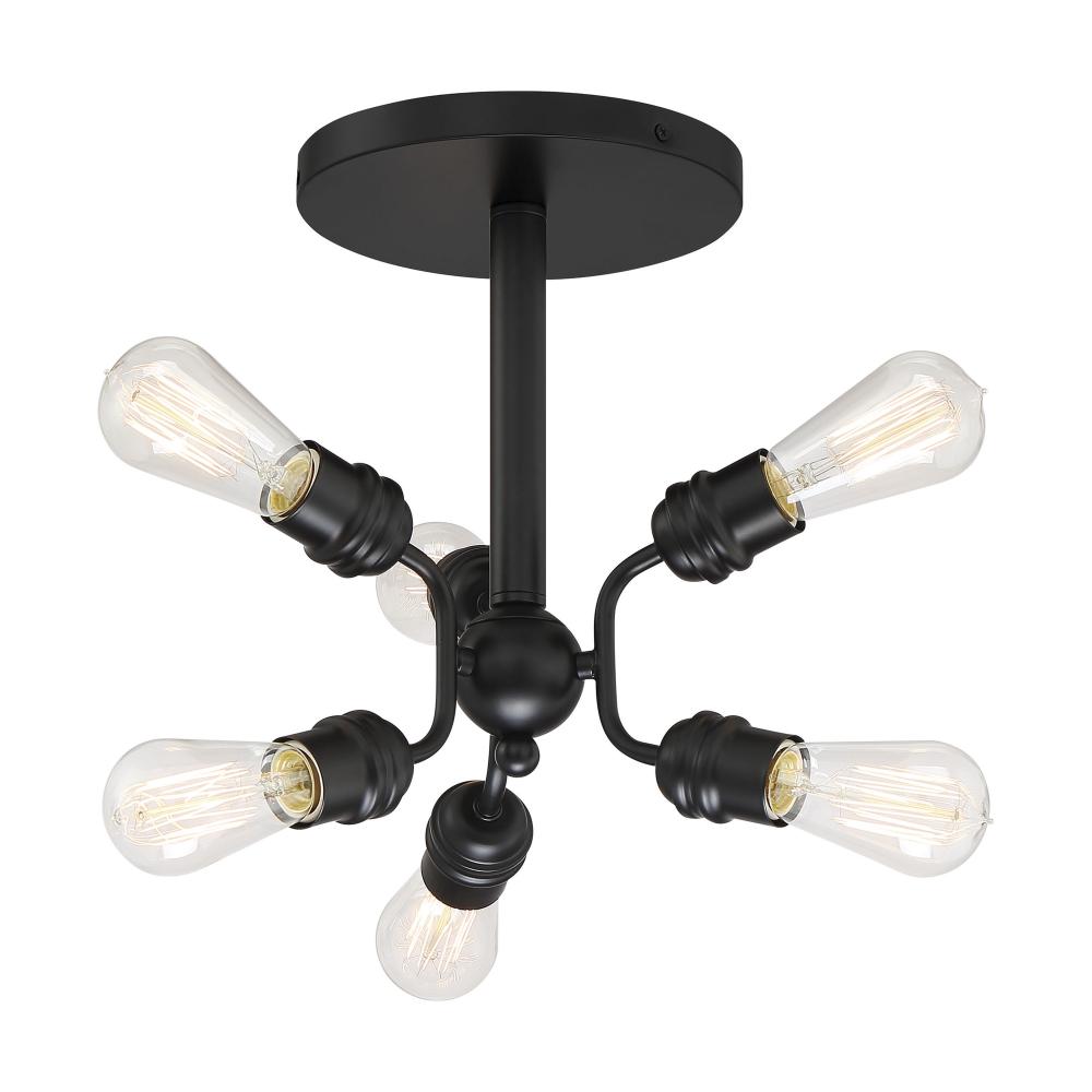 FARADAY 6 LIGHT SEMI FLUSH