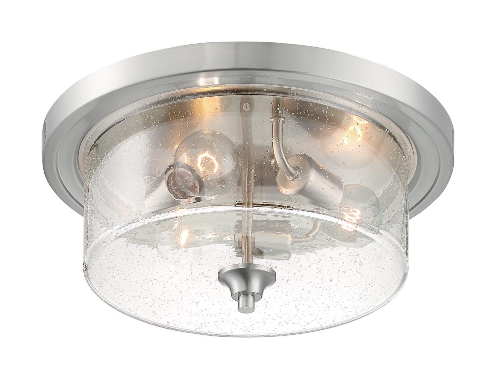 BRANSEL 3 LIGHT FLUSH MOUNT