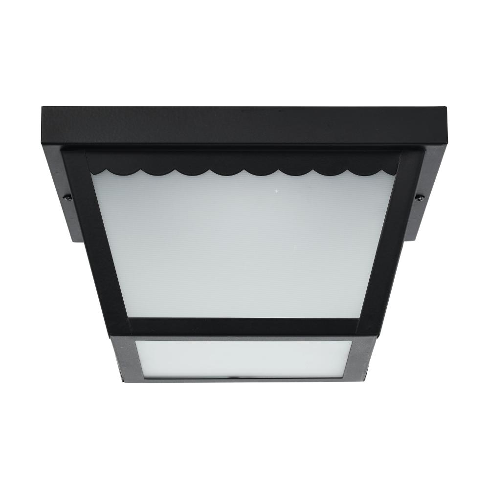 LED 12W 9&#34; CARPORT FLUSH 3000K