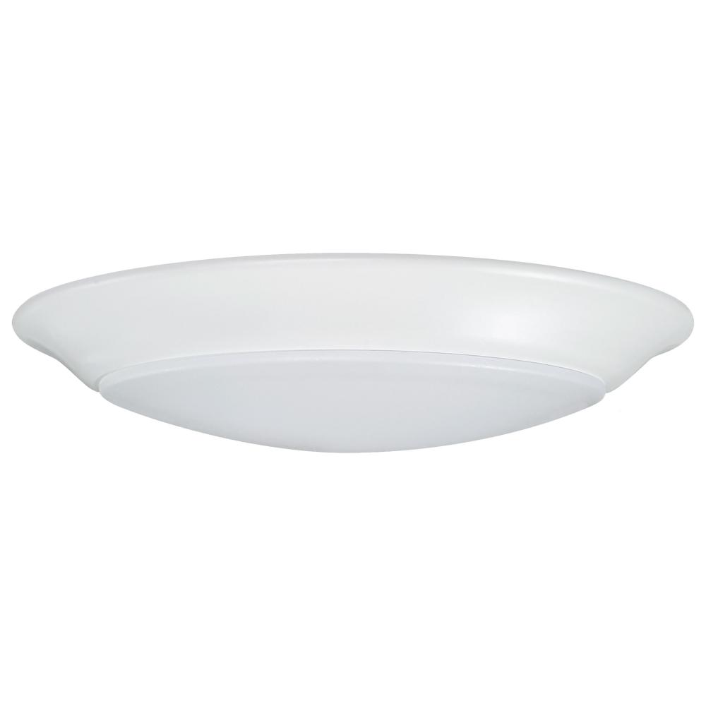 7&#34; LED DISK LIGHT WHITE FINISH