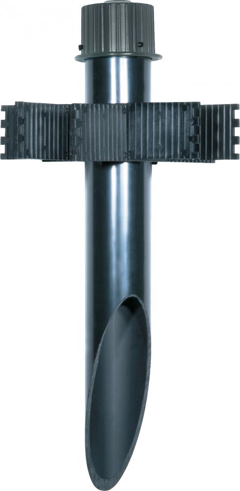 2&#34; PVC MOUNT POST W/BLACK CAP