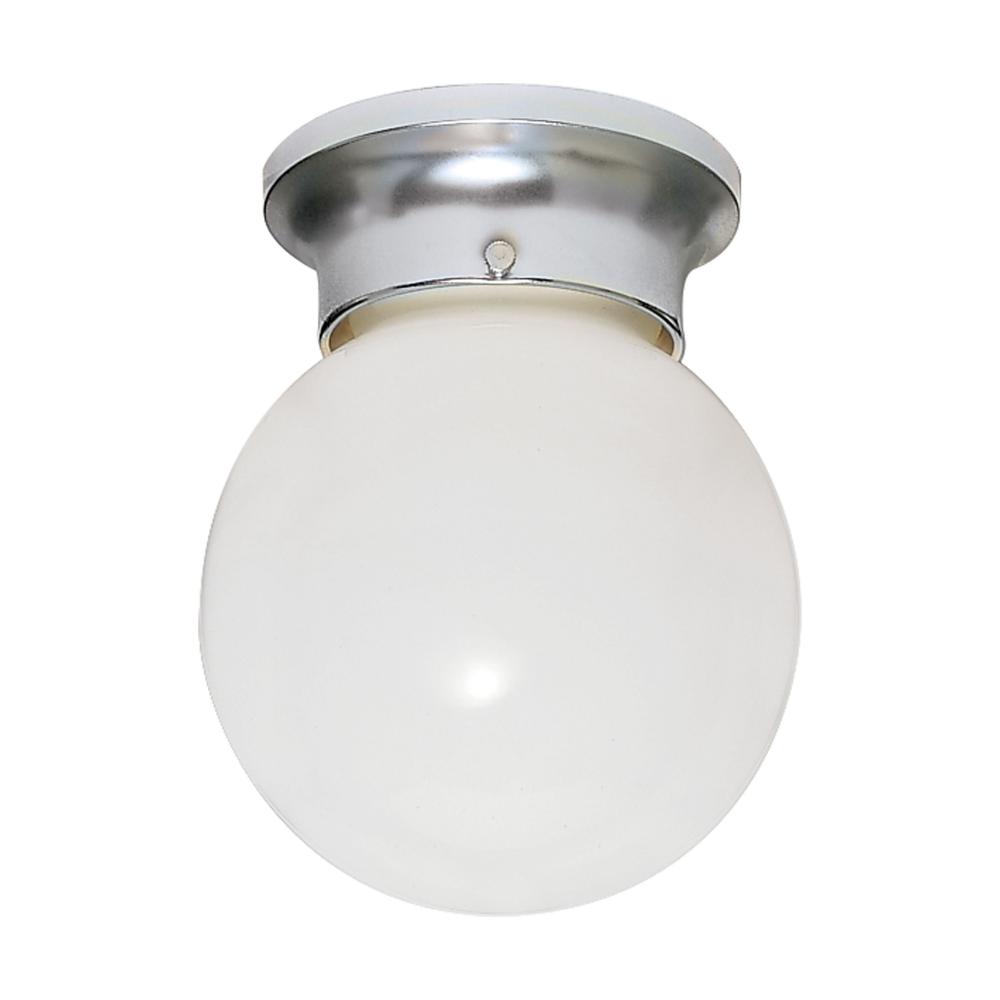 1 LIGHT 6&#34; BALL FIXTURE