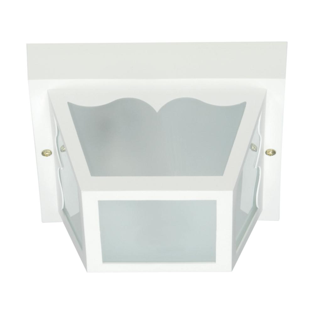 1 LIGHT 8&#34; CARPORT FLUSH MOUNT