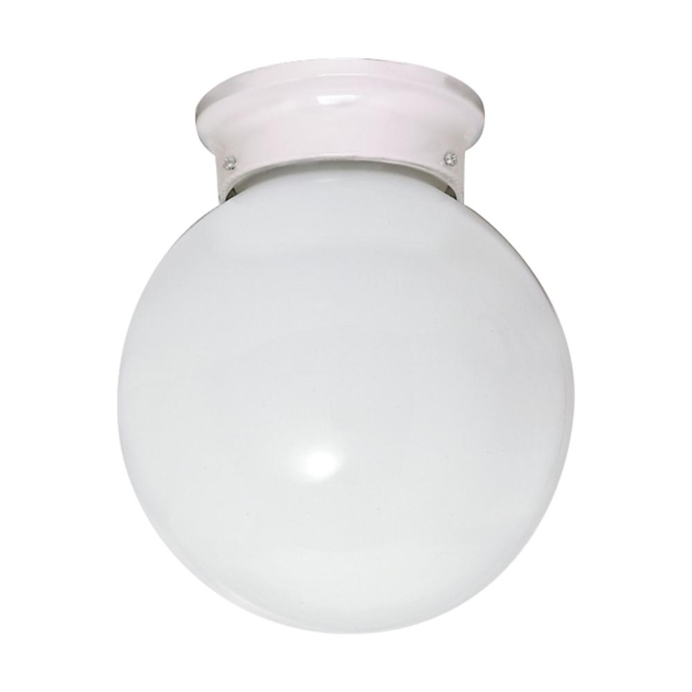 1 LIGHT 8&#34; BALL FIXTURE