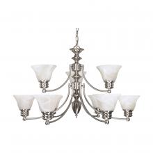 Nuvo 60/360 - EMPIRE 9 LT CHANDELIER