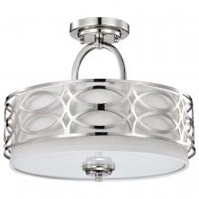 Nuvo 60/4629 - HARLOW 3 LIGHT SEMI-FLUSH