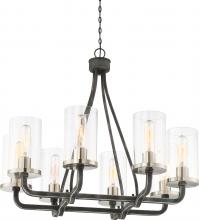 Nuvo 60/6128 - SHERWOOD 8 LIGHT CHANDELIER