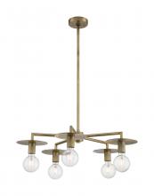 Nuvo 60/7245 - BIZET 5 LIGHT CHANDELIER