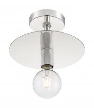 Nuvo 60/7254 - BIZET 1 LIGHT SEMI FLUSH