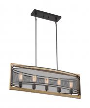 Nuvo 60/7265 - ATELIER 5 LIGHT ISLAND PENDANT