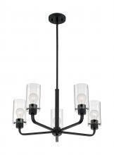 Nuvo 60/7275 - SOMMERSET 5 LIGHT CHANDELIER