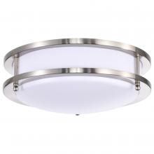 Nuvo 62/1635 - LED GLAMOUR BN 10" FLUSH