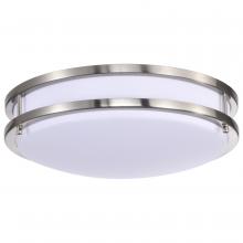 Nuvo 62/1636 - LED GLAMOUR BN 13" FLUSH