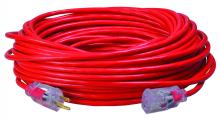 Southwire 2549SW0054 - EXTCORD, 12/3 SJTW 100' LIMEGRN/RD LE SW