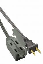 Southwire 5606 - OFFICECORD- 16/2 SPT-2 10' GRY 3OUTLET W