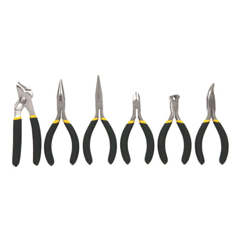 6 pc Bi-Material Mini Plier Set