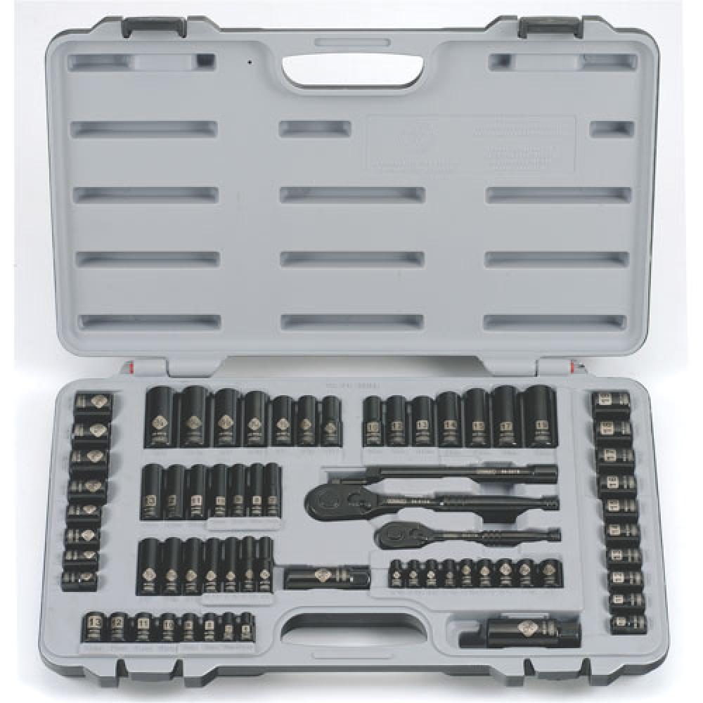 69 pc Black Chrome Socket Set
