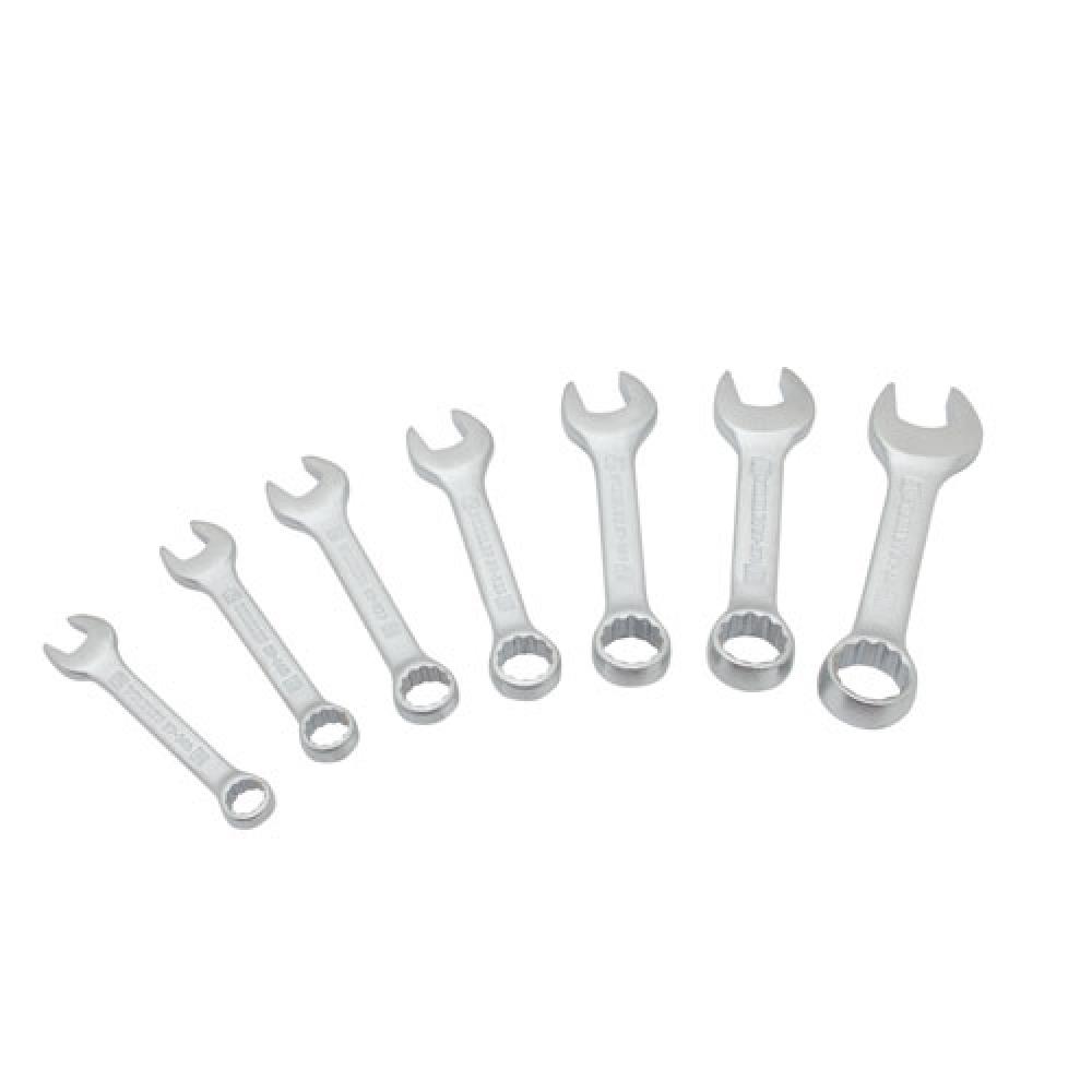 7 pc Stubby SAE Combo Wrench Set