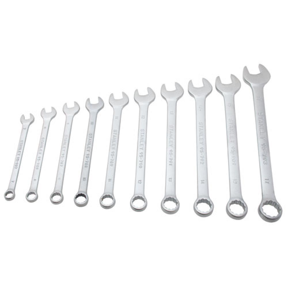10 pc Metric Combination Wrench Set