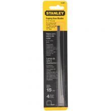 Stanley 15-061 - 4 pk 6-1/2 in x 15 TPI Coping Saw Blades