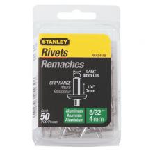 Stanley PAA54-5B - 50 pk 5/32 in x 1/4 in Aluminum Grip Rivets