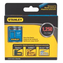Stanley STHT71837 - 1,250 pc1/2 in Heavy Duty Narrow Crown Staples