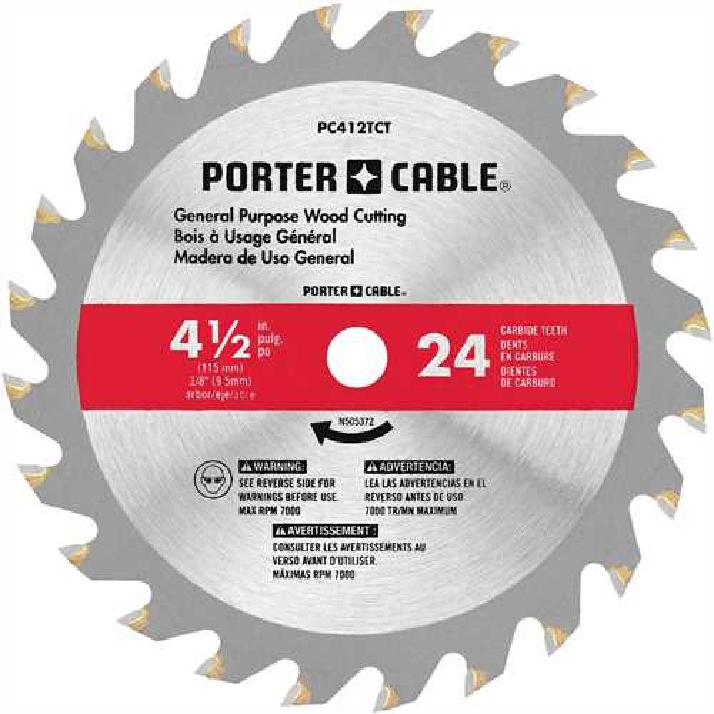 PORTER CABLE 4-1/2 24T Saw Blade 10mm arbor