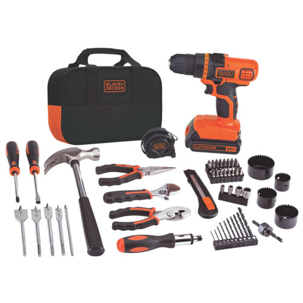 20V MAX* Lithium Ion Drill/Driver + 68 Piece Project Kit