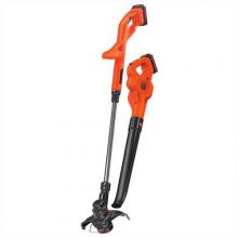 Black & Decker LCC222 - 20V MAX* Lithium 10 In. String Trimmer/Edger, Hard Surface Sweeper + 2 Battery Combo Kit